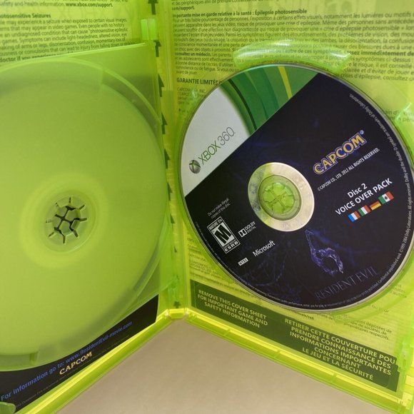 Resident Evil 6 (Microsoft Xbox 360, 2012) 2 Disc No Manual. - Picture 3 of 4